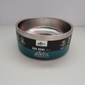 HydraPeak Pets Stainless Steel Dog Bowl 4 Cups
